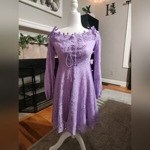 Double Crazy Shoulder Dress